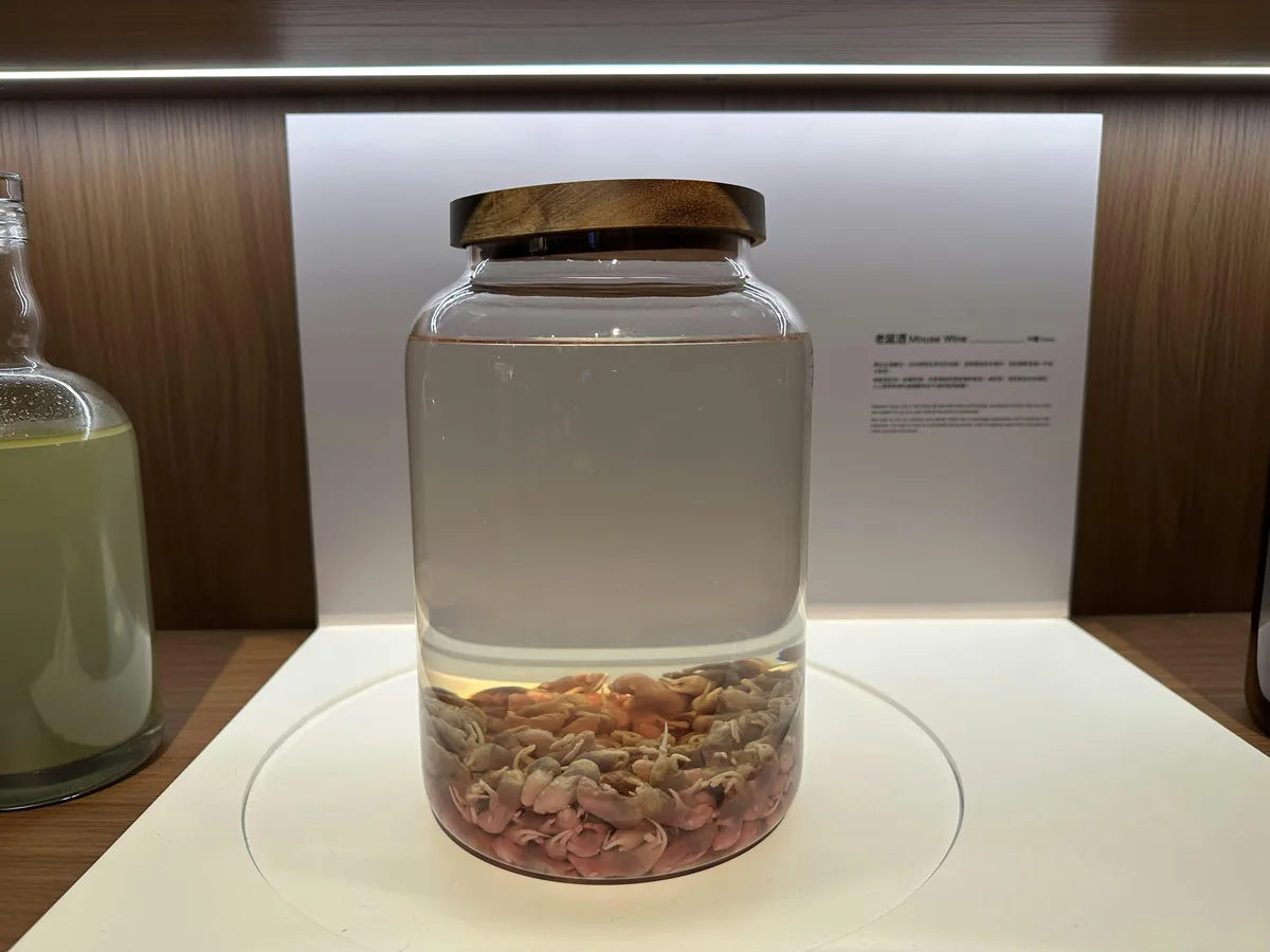 滋補奇餐展區。（記者 何加祺攝）