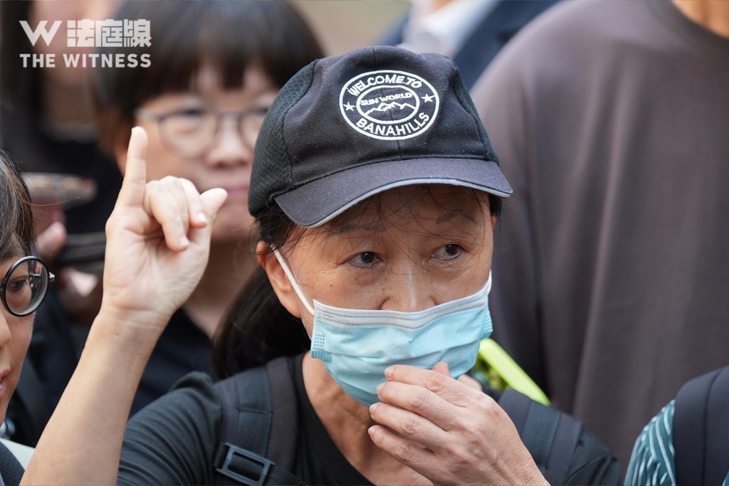 支联会案判刑|家属:李卓人及邹幸彤会上诉 寄语切勿灰心内疚、要好好生活 10 支聯會案 鄒幸彤媽媽(攝:Nasha Chan)