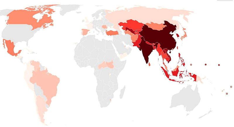 遣返數據顯示，共有2297人被遣返至中國，占亞洲地區遣返總數24%。（Stop ...