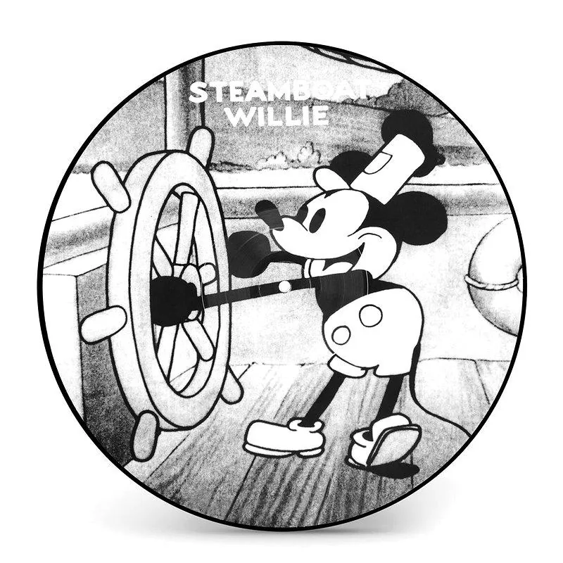 封面故事/25部经典杰作 形塑美国文化(之五) 4 米老鼠(Mickey Mouse)穿著滑稽的短褲,蹬著巨大的鞋子,在動畫短片「汽...