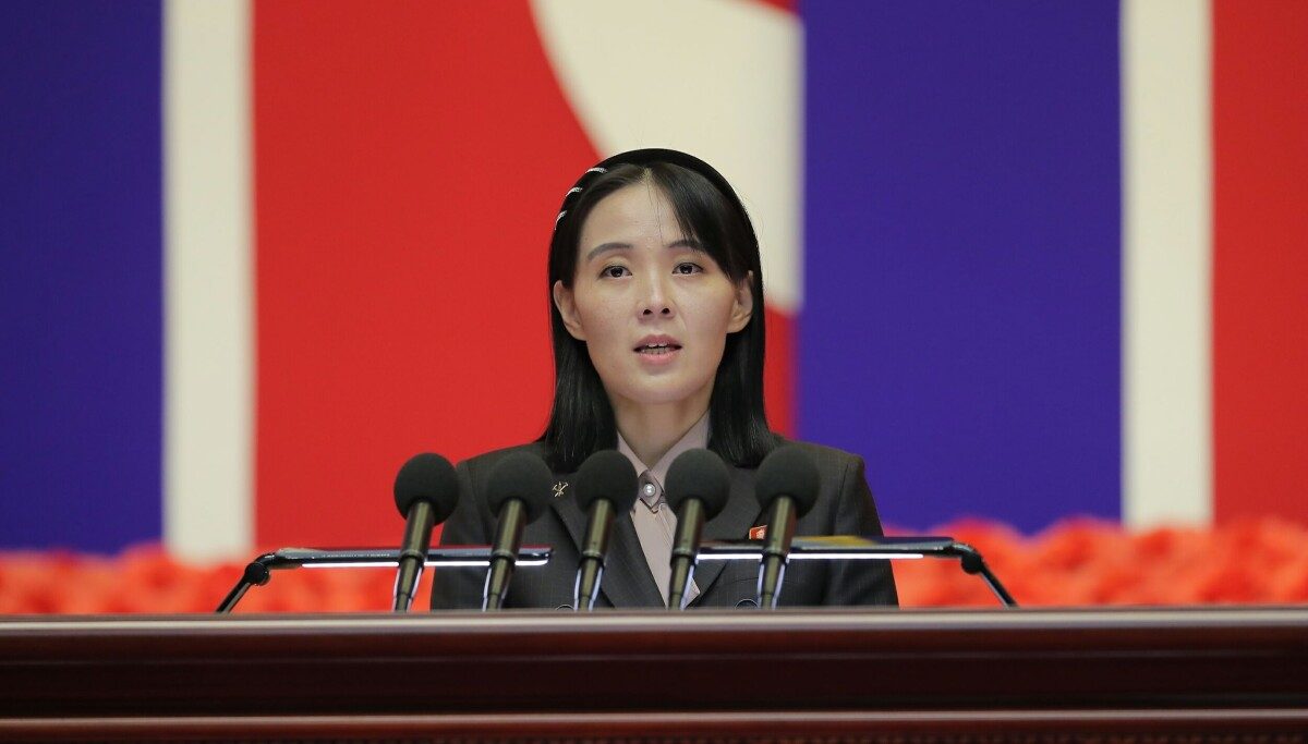 金与正在台上讲话