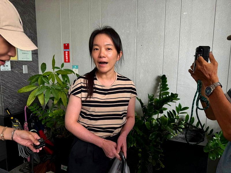 陳幸妤說「我不知道，我不懂IP要怎麼去偵測，電腦的事情，我不知道要怎麼查到IP」。記者袁志豪／攝影