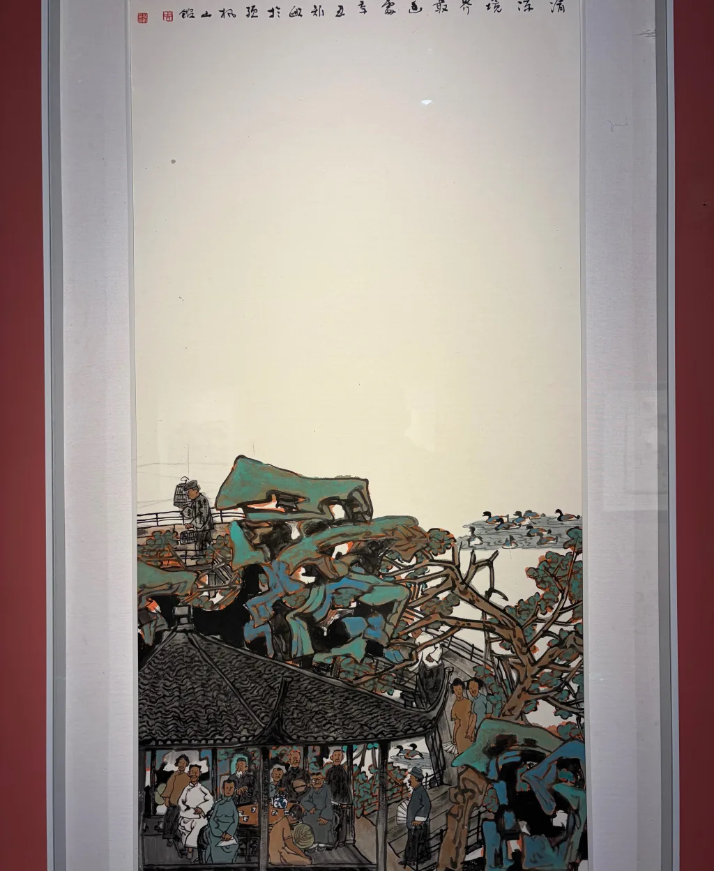 “吴风入海”:苏州画家周矩敏近百幅国画在上海展出 1 1684c2da51238591adae2dcfefd9d690ce425957b9f90ed30938f100a5798f37 article