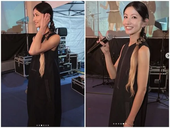 李千娜冒雨狂奔赶高铁 与经纪人聊太嗨 站务人员提醒才发现到台中 7 ▲▼李千娜。(圖/翻攝自Instagram/n_a_n_a_l_e_e)
