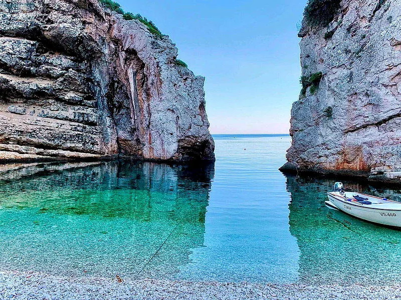 Stiniva cove。(圖皆為作者提供)
