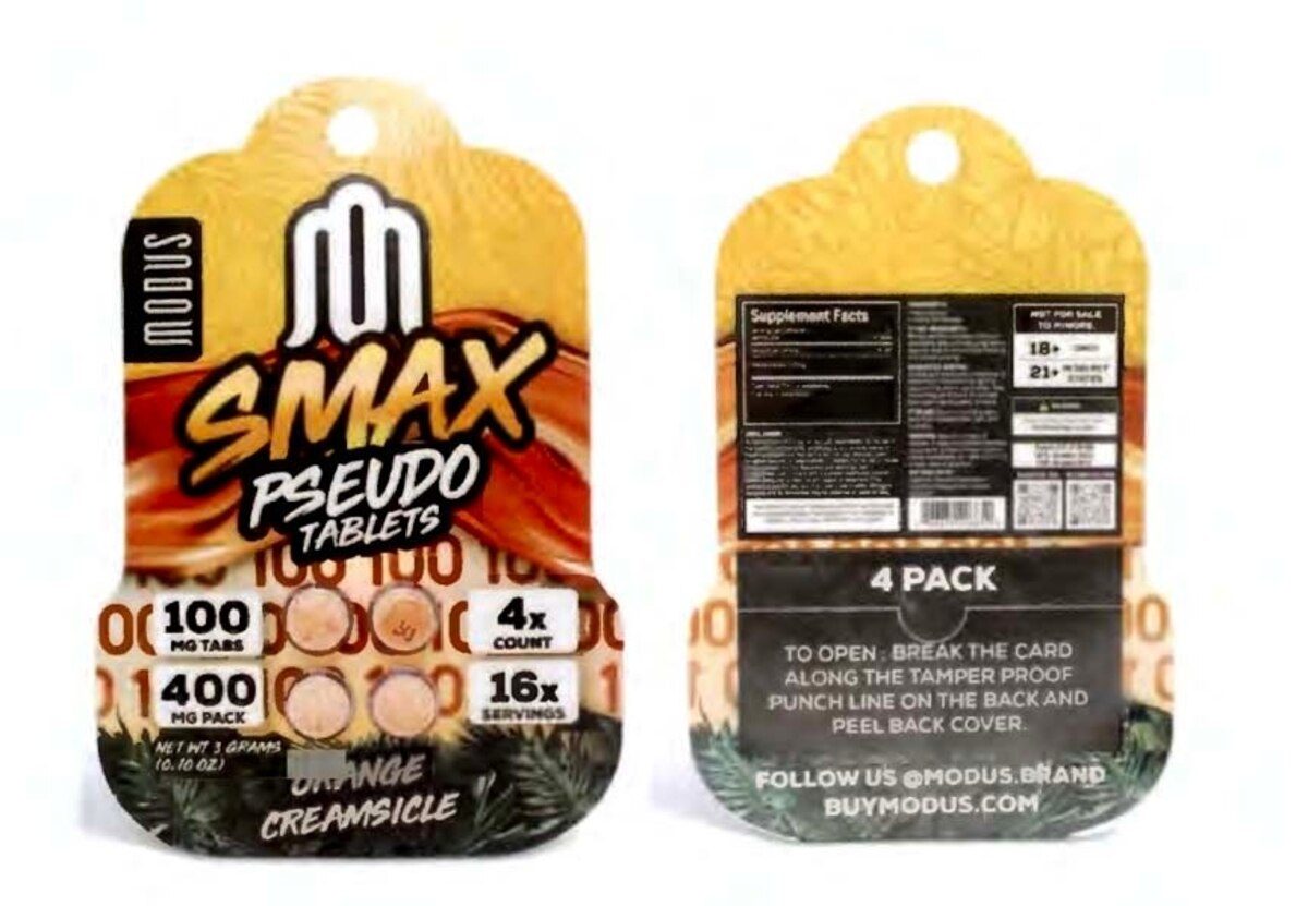Smax Pseudo药片的包装