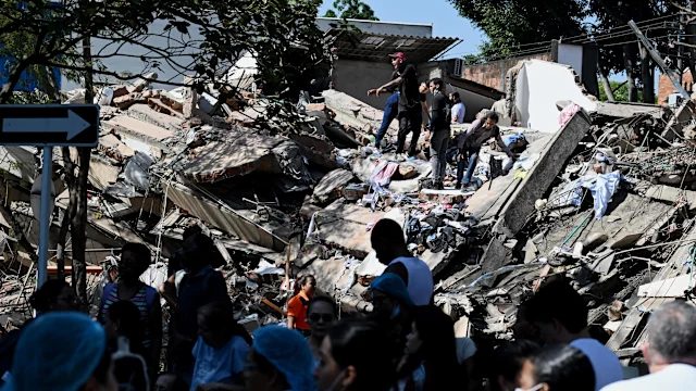 哥伦比亚强震估计至少250人死亡 3 哥伦比亚强震已致20死 多栋建筑倒塌六机场停运