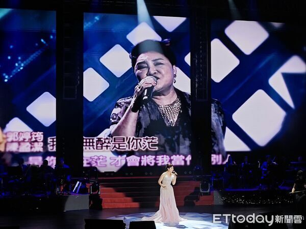 洪荣宏唱一半突然「变脸」 厉喊:没有音乐...全场吓一跳 1 ▲▼鑽石舞台之夜演唱會day1緬懷陳盈潔。(圖/攝影中心攝)