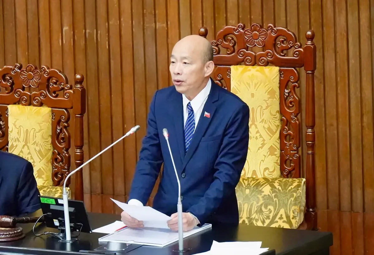 立法院长韩国瑜（资料照片）