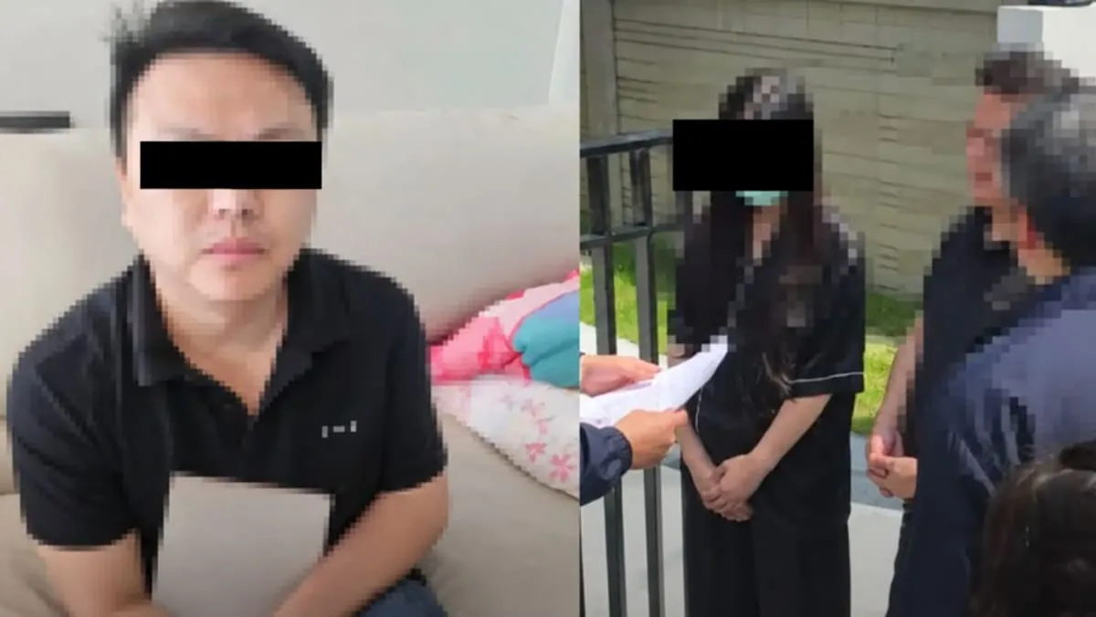 曼谷执法现场照片,人物脸部已遮挡