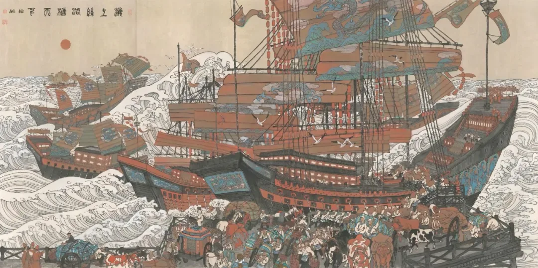 “吴风入海”:苏州画家周矩敏近百幅国画在上海展出 3 339691314233cebdf54914af98d09c49e1e045b4056402af7a4d3025e72e0c56 article