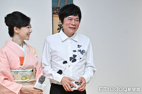 ▲▼洪榮宏出席寶吉祥茶庵一週年記者會。（圖／記者李毓康攝）