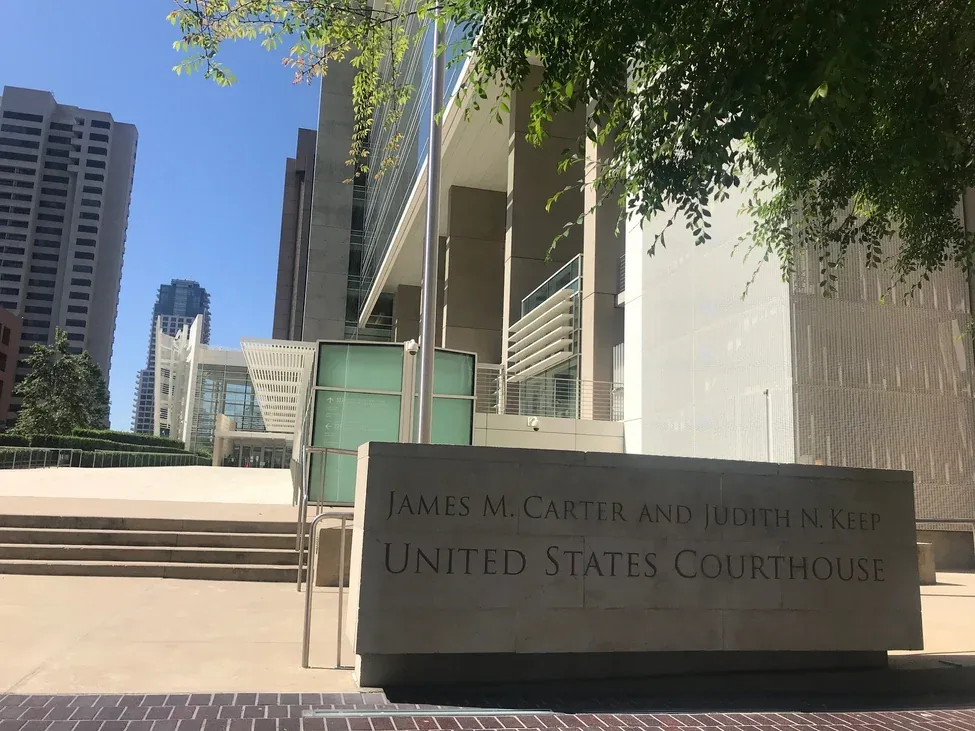 美国加州圣迭戈的James M. Carter and Judith N. Keep联邦法院大楼外景（资料照）