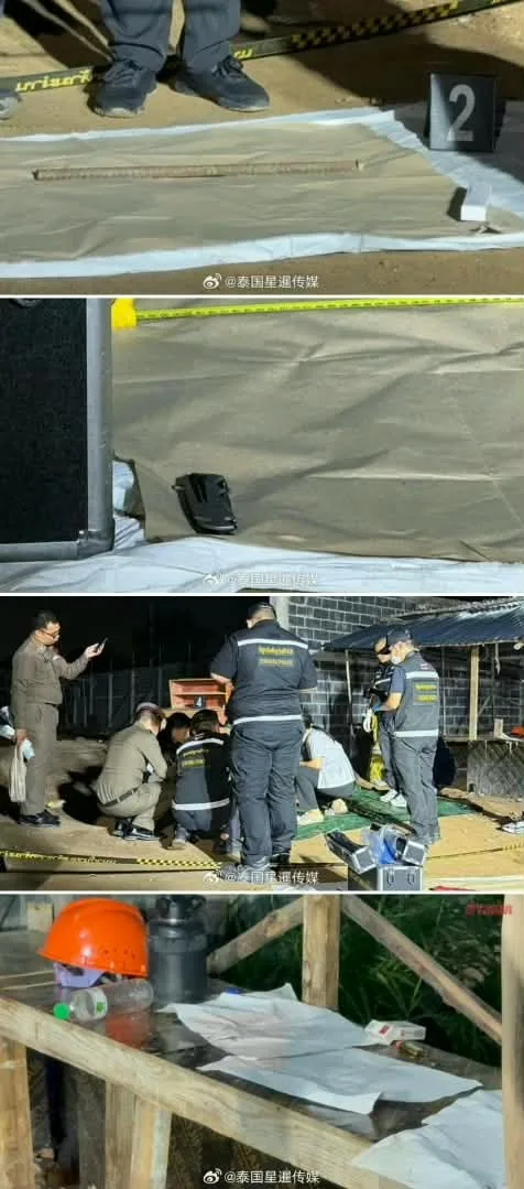 泰國曼谷中國籍僱主遇害案現場。（網絡圖片）
