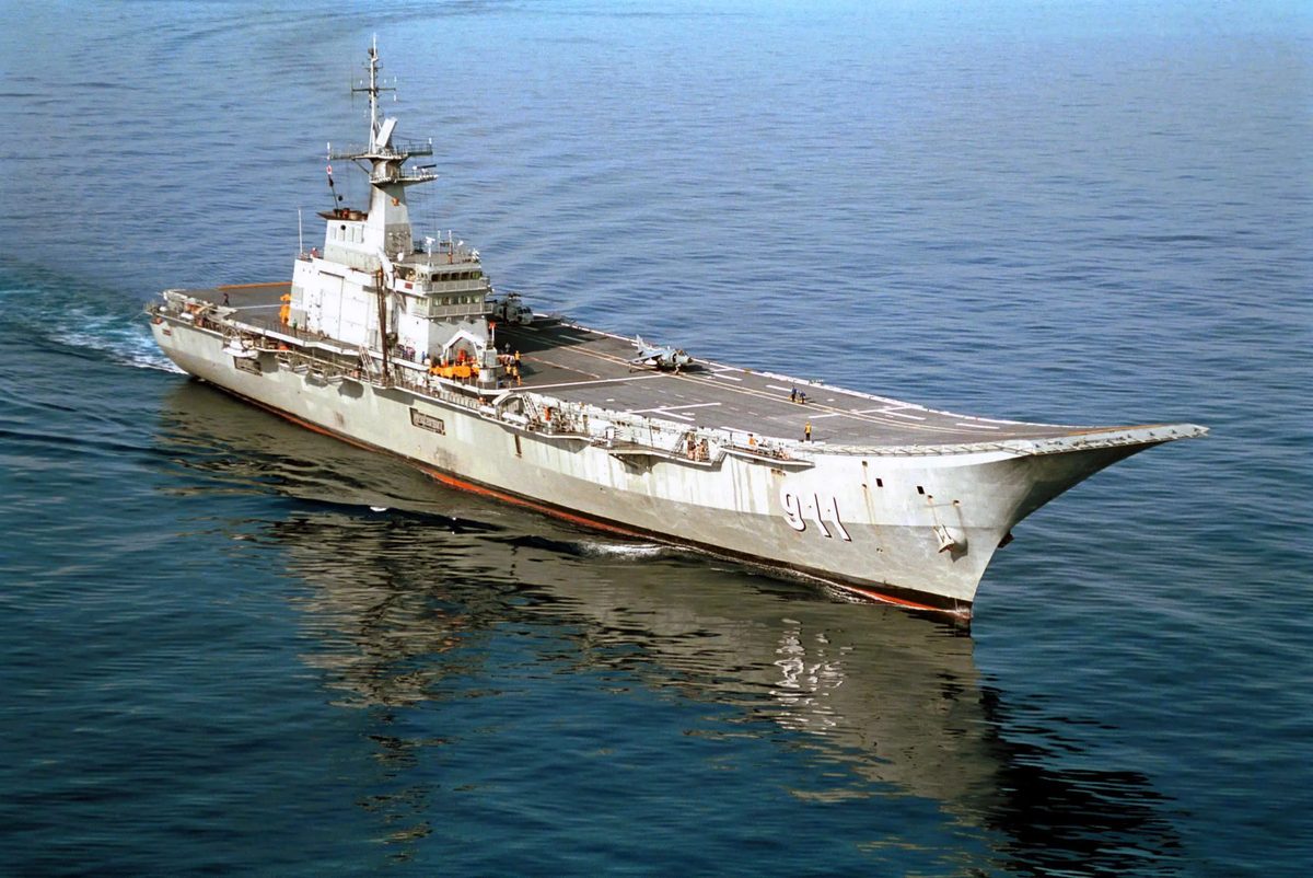 由西班牙打造、東南亞唯一航空母艦「納呂貝特號」隸屬泰國海軍。（翻攝自美國國防部）