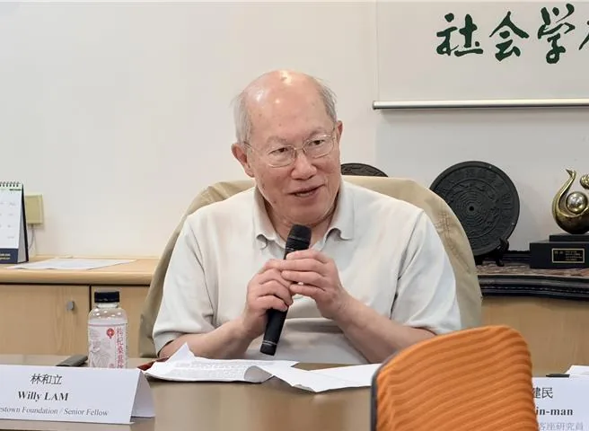香港中國觀察家、華府智庫「詹姆士敦基金會」資深研究員林和立。（圖／林兪彤攝）