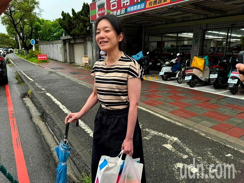 陳幸妤說「我不知道，我不懂IP要怎麼去偵測，電腦的事情，我不知道要怎麼查到IP」。記者袁志豪／攝影