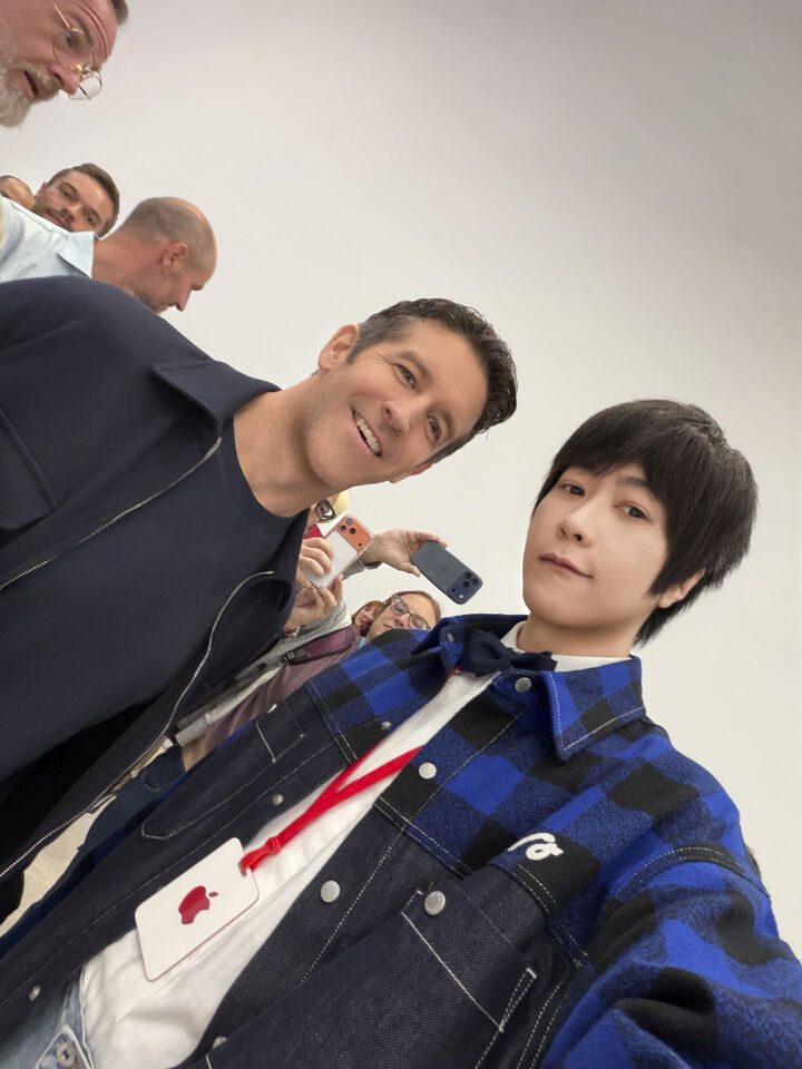 ▲▼ 五月天阿信與蘋果新任CEO John Ternus、影視颶風Tim詩意暢聊影音技術新變革。（圖／相信音樂提供）
