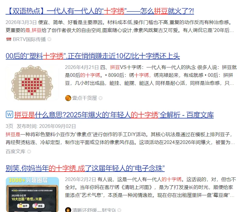 从全民风口到小众手作,拼豆只用了十个月 7 65004d5753f7f376d9b7f19c7b8b34acf5009882f09c65c7d4c8ddacf11ca719 article