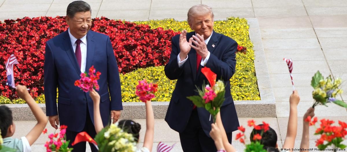 学者:低阶演习遭中国渲染 印尼卷入台海争端 1 图为今年5月,特朗普和习近平在北京会晤。(资料照)
