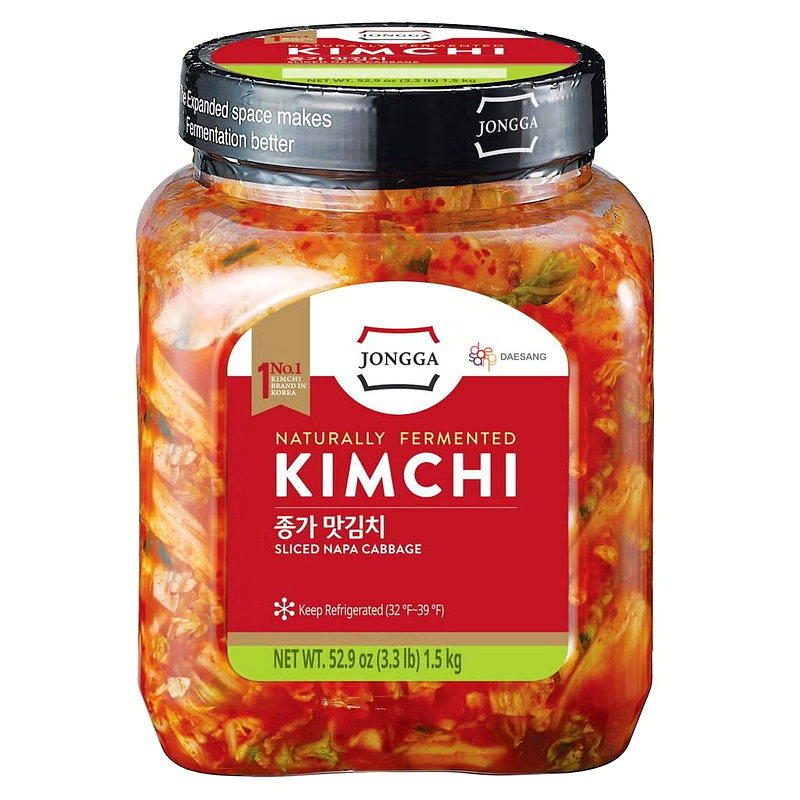 Costco販售的宗家（Jongga）泡菜。宗家表示，這款泡菜在韓國製造，使用1...