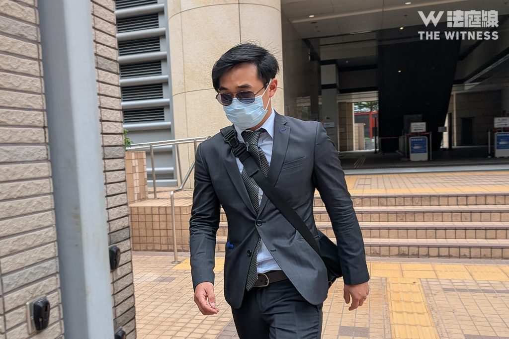 男子葵涌广场与警争执案 警员否认主动推被告 播片后同意为保持距离曾触碰对方 2 報稱受襲警員黃偉林