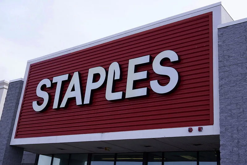 Staples门店外观（资料照片）