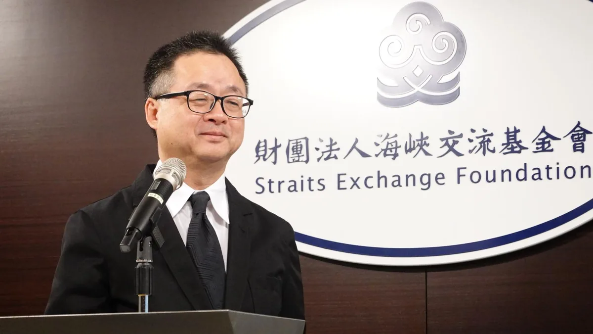 海基会秘书长罗文嘉。