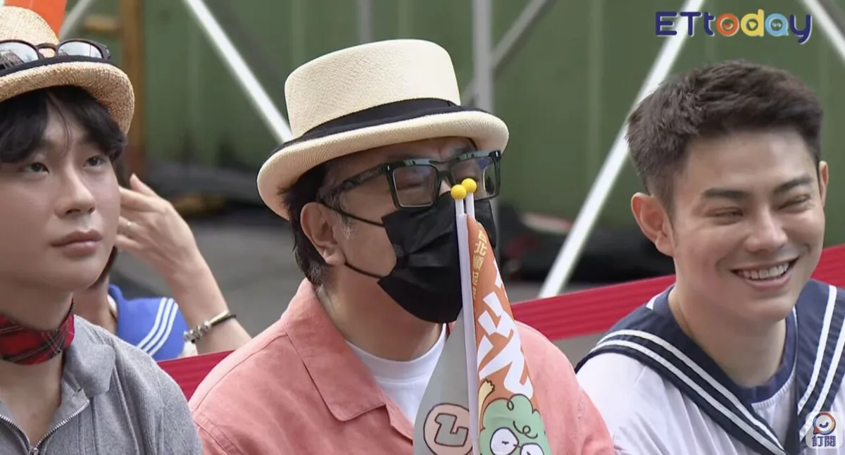 蔡康永出席沈伯洋竞选总部成立大会(直播画面截图)