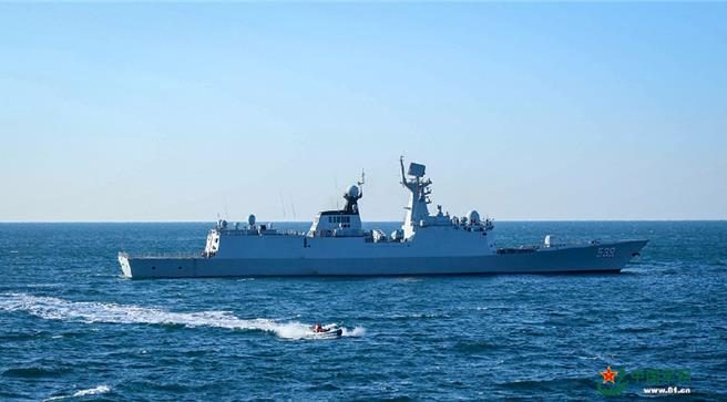 首訪美洲共軍中華第一艦112哈爾濱艦退役。（大陸國防部）