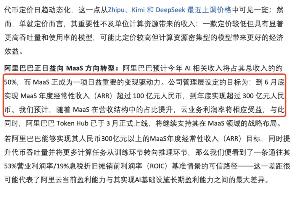 阿里最新财报显示资本开支猛增,但AI相关产品收入连续12个季度三位数增长,回本周期预计2.5-3年 3 8f20ac9a6b04c29a29755996feef1a9de358eef90c581baefd5e73d2f4bdd2e0 article