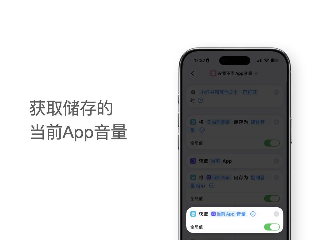 使用快捷指令实现 iPhone 不同 App 独立音量控制 4 9dddd39c434dc9ac76d3eba513ddbdf2014e8e969387ed16144d9a6c378548b1 article