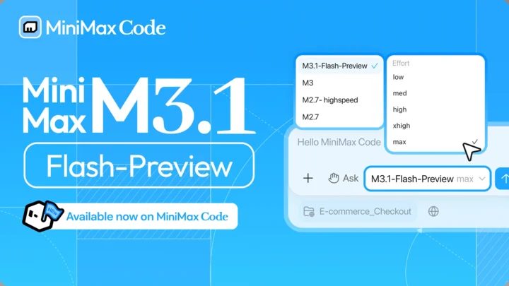 MiniMax M3.1 Flash 对标 Opus 5.5 前端创作实测 3 Image