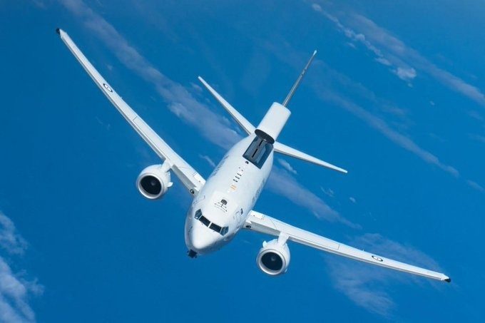 揭中国舰载机3种海上空中加油战术 空警-600为何不具备这能力? 3 服役於美國空軍的E-7預警機。(美國空軍官網)