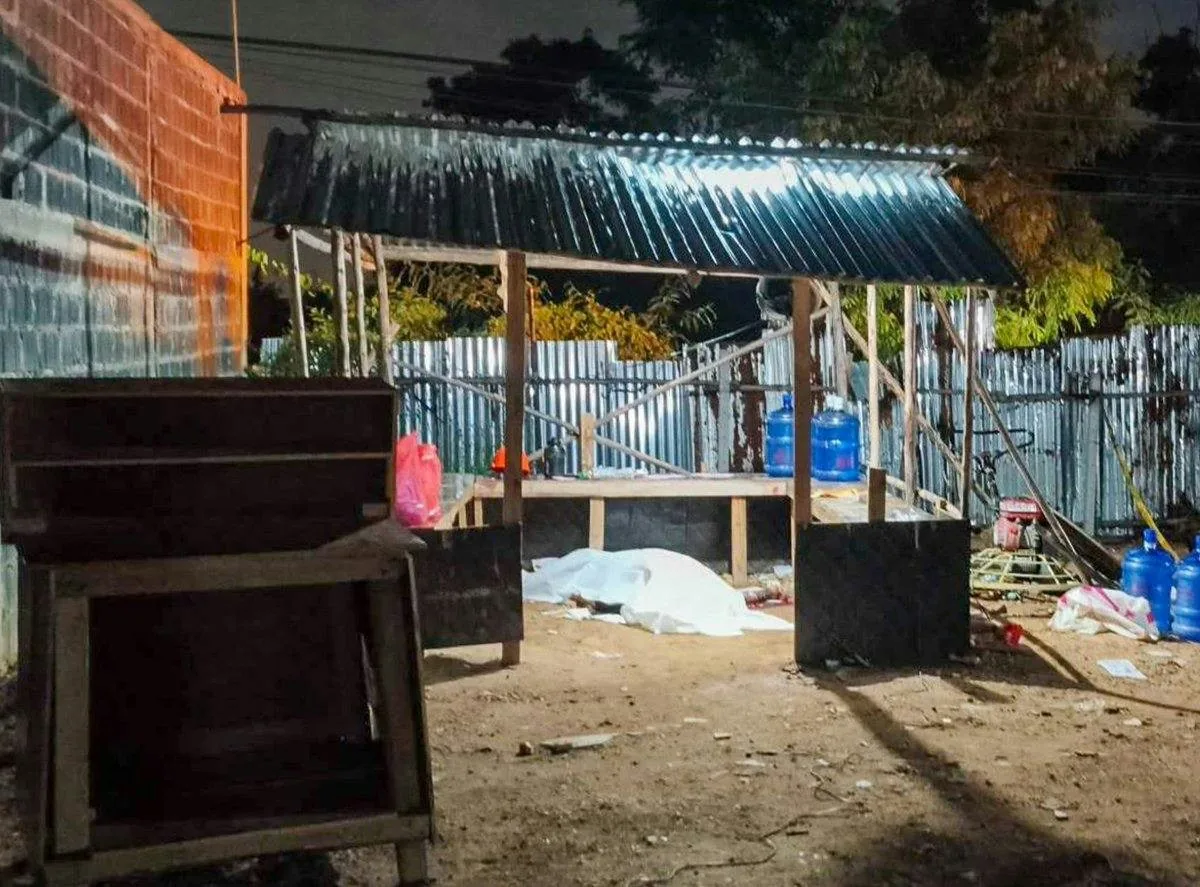 泰國曼谷中國籍僱主遇害案現場。（網絡圖片）