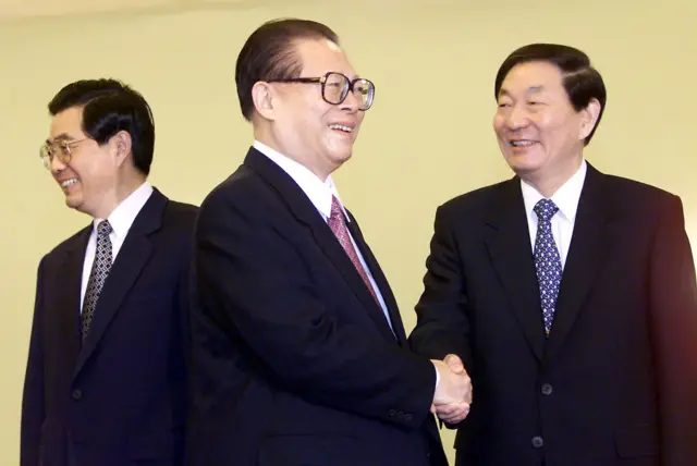 胡锦涛、江泽民、朱镕基