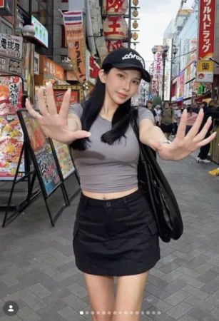 「国光女神」苏心甯带妈妈赴日 两周没被搭讪 妈妈一直担心走光 5 ▲▼國光女神Lala。(圖/翻攝自Instagram/lalababy625)