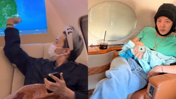 ▲▼GD過去曾在IG貼出「御用專機」內部照片。（圖／翻攝自GD IG）