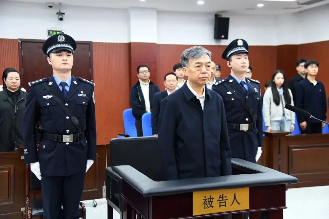 最高人民法院发布的杨小伟案法庭照片。