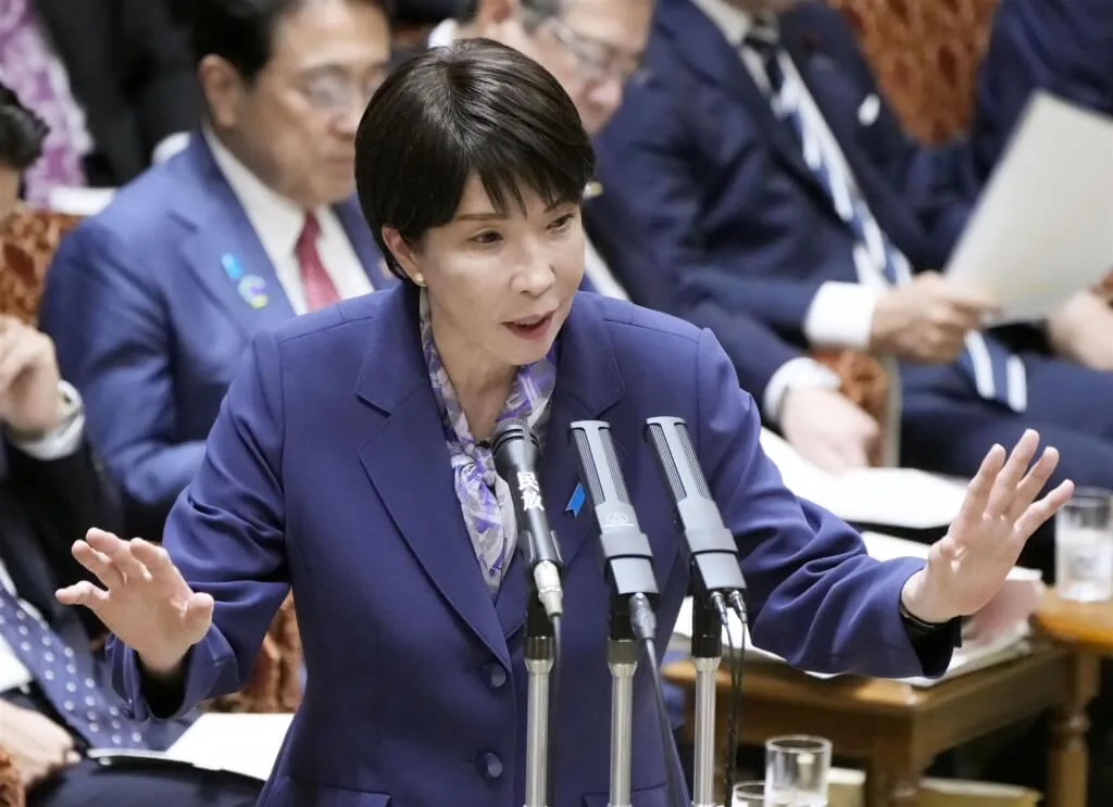 日本首相高市早苗(资料照片)