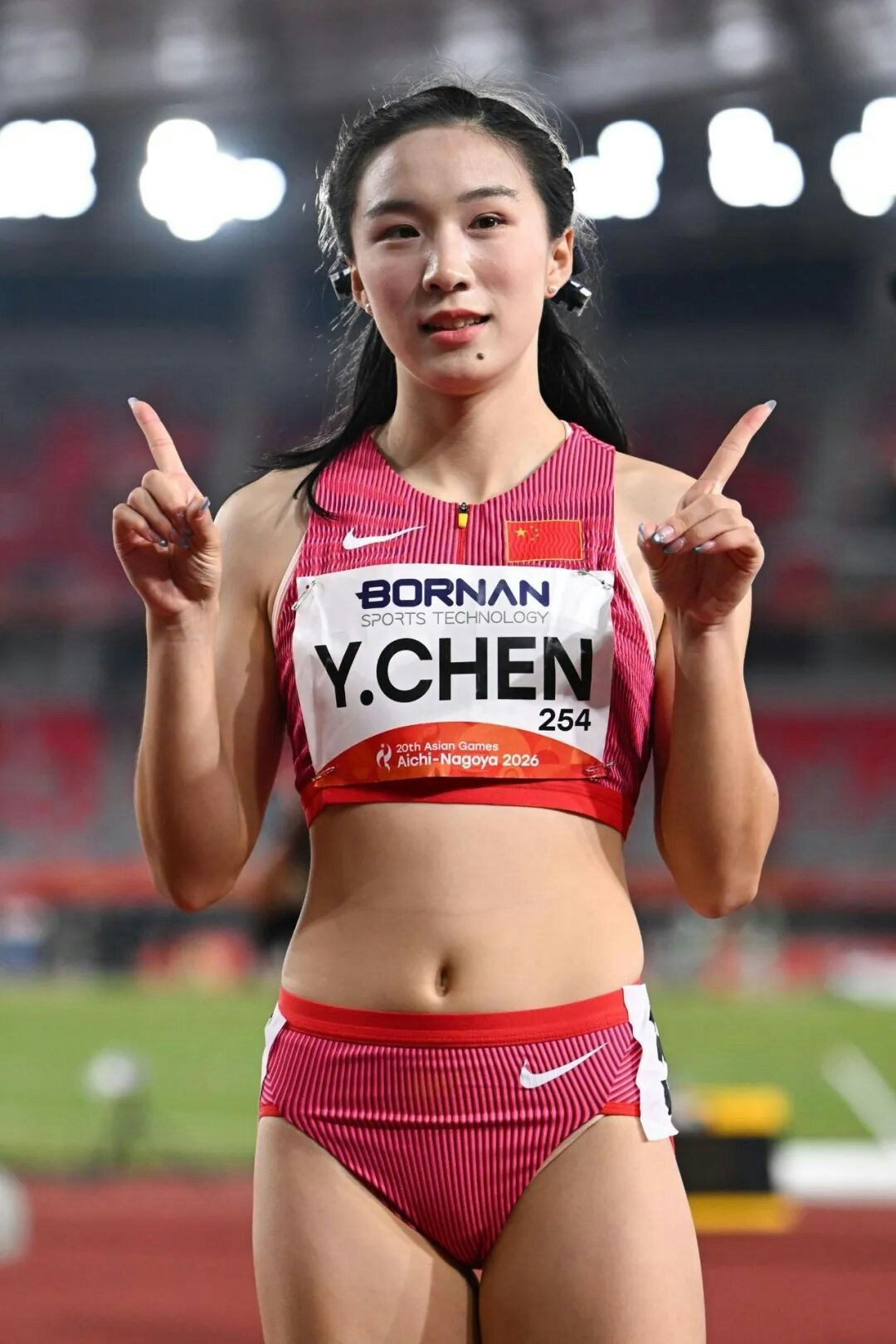 17岁陈妤颉亚运百米夺冠 11秒06破赛会纪录 5 中國17歲小將陳妤頡在愛知·名古屋亞運會田徑女子100米決賽中斬獲金牌。(羊城晚報)