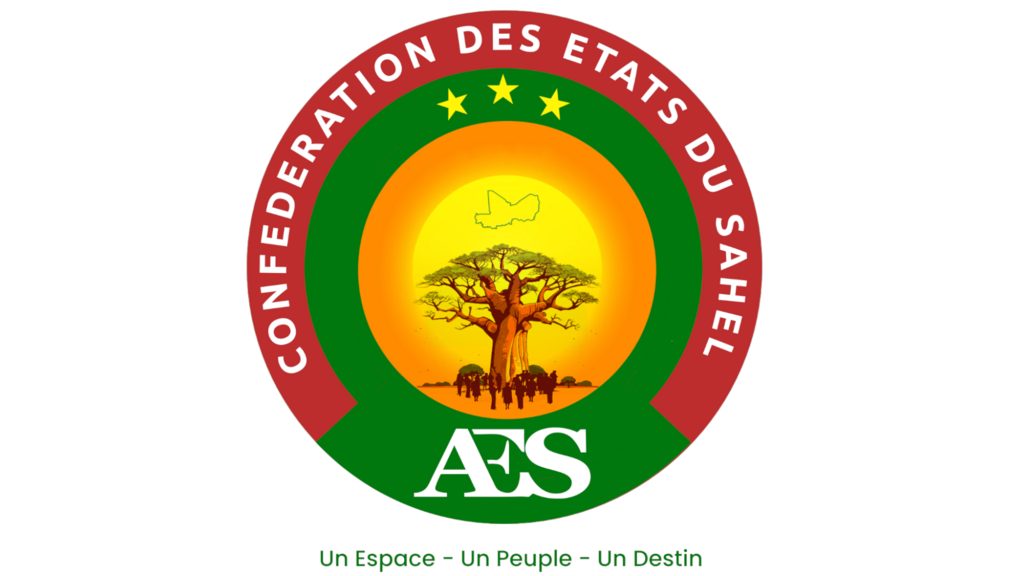 Un baobab, un soleil, trois étoiles : l'alliance des États du Sahel possède désormais son logo officiel. L'AES s'est également dotée d'une devise : « Un peuple, un but, un destin ».