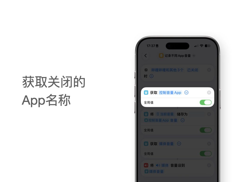 使用快捷指令实现 iPhone 不同 App 独立音量控制 7 d719971c12095e0771786618c47f0d5ef41b30e99dda005ac4922b433c944ec2 article