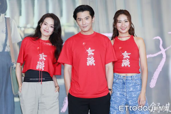 金马63/影后死亡之组!台湾女星全杠龟 点名三遗珠「宋芸桦熟女展情欲」落马 3 ▲▼電影《女孩》記者會-舒淇、邱澤、9m88。(圖/記者周宸亘攝)