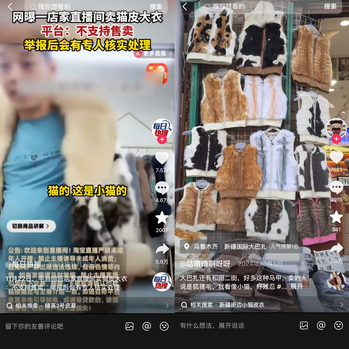 200万粉丝店铺用猫毛做衣服 工厂违规采购引风波 3 ddd57e33aebec113bc020eb1c3b88e57ca15cde78409e5ab010ac5ab745be096 article