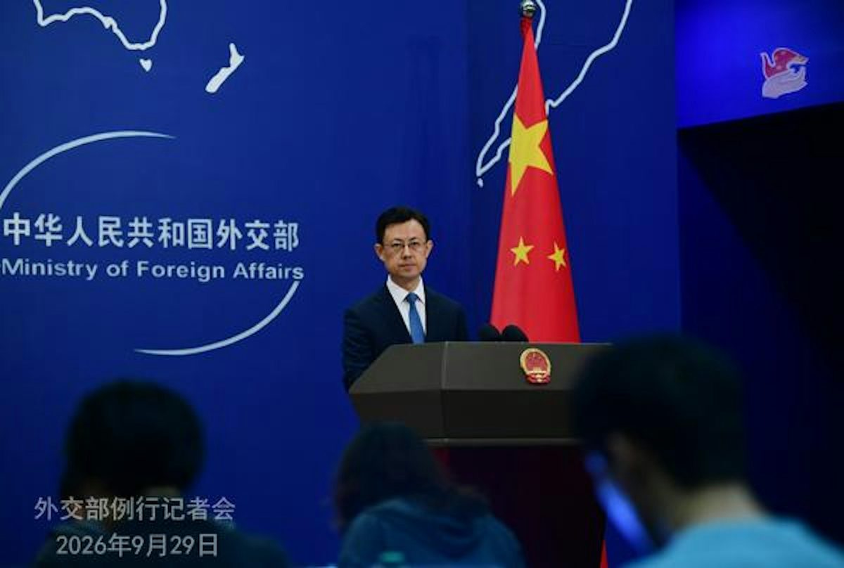 中国外交部发言人郭嘉昆在例行记者会上
