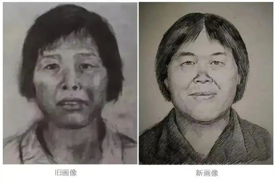 晚年靠捡废品维生 拐子婆梅姨已被公诉 律师:65岁未达免死门槛 5 知名刑偵畫像師林宇輝此前手繪的「梅姨」模擬畫像。(微博@新浪新聞)