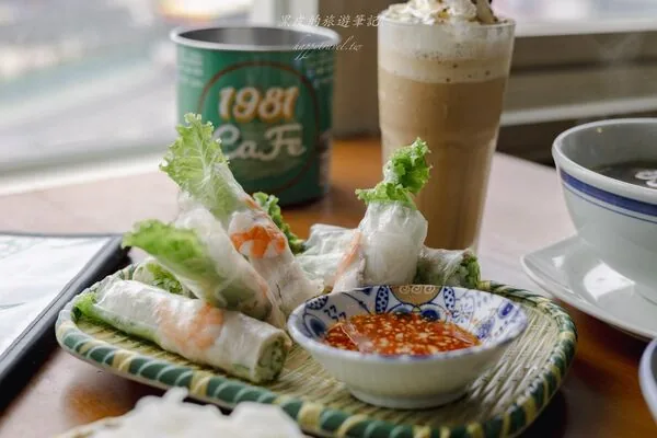 ▲▼1981 Cafe的越南餐點與復古空間。（圖／《黑皮的旅遊筆記》授權提供）