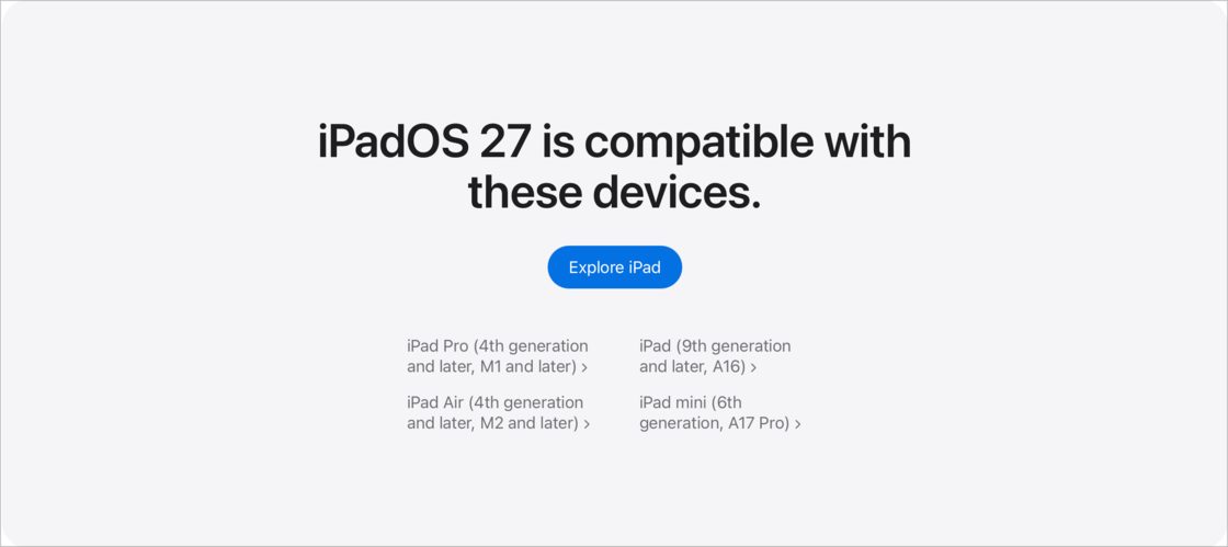具透 | Liquid Glass 设计改进、性能提升……iPadOS 27 中值得一瞥的新特性 2 e7771953e280a65cdc4b34124684d63f1d85e353ef80e20fcada73155ed04fa6 article
