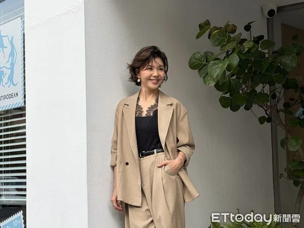 ▲▼于子育受訪透露本屆金鐘紅毯將穿排灣族禮服登場。（圖／記者葉婉如攝）